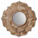 Home Interior, Round Wooden Mirror: Beautifying your Plain Wall : Rustic Round Wooden Mirror