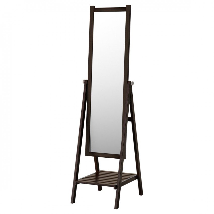 Home Interior, Metal Floor Mirror: Movable Accessories that Makes Your Room Looks More Elegant : Affordable Metal Floor Mirror