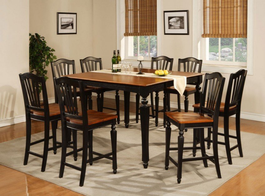 Dining Room Interior, Dining Tables for 8: Perfect Dining Sets for Medium Dining Room: Awesome Dining Table For 8