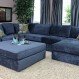 Living Room Interior, A Glamorous Navy Blue Sectional for Country Style Living Room: Awesome Navy Blue Sectional