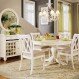 Dining Room Interior, Applying White Dining Sets to Get the Elegant Appearance: Beautiful White Dining Sets