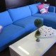 Home Interior, A Blue Sectional Sofa for Your Modern Living Room Style : Stylish Blue Sectional Sofa