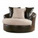 Home Interior, Shopping for The Round Swivel Chairs : Simple Round Swivel Chairs