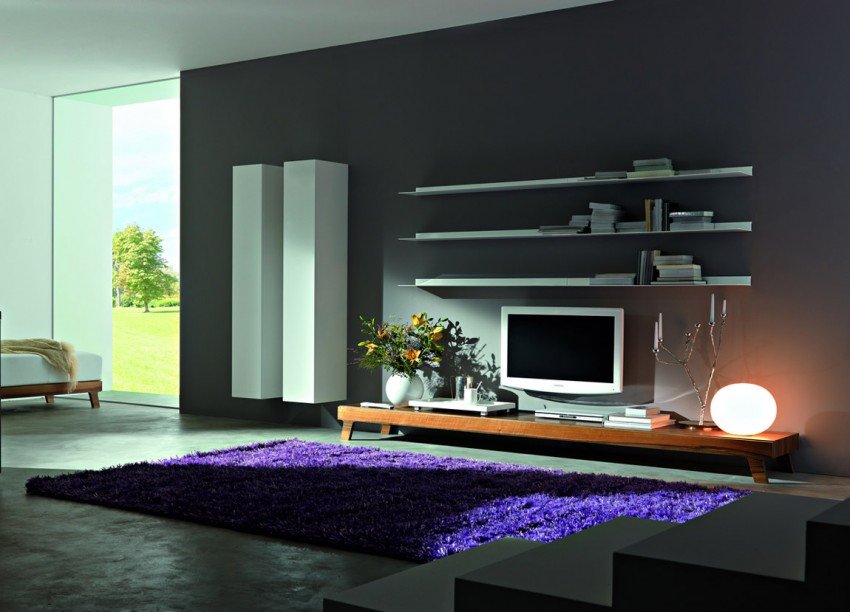 Home Interior, Give the Touch of Modernity in Your Entertaining Room through Modern TV Wall Unit : Cheap Modern Tv Wall Unit