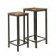Home Interior, A Set of Stackable Tables for a Small Room : Artistic Stackable Tables