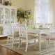 Dining Room Interior, Applying White Dining Sets to Get the Elegant Appearance: Chic White Dining Sets