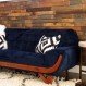 Living Room Interior, A Glamorous Navy Blue Sectional for Country Style Living Room : Simple Navy Blue Sectional