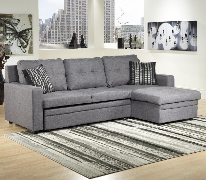 Home Interior, Chaise Sleeper Sofa: Perfect to Accommodate the Whole Family Members : Fabulous Chaise Sleeper Sofa