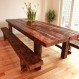 Dining Room Interior, Tables with Benches: Alternative Furniture for Your Dining Room : Simple Tables With Benches