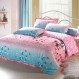 Bedroom Interior, Build Good Characters through Bed Set for Girls : Floral Pink Bed Set For Girls