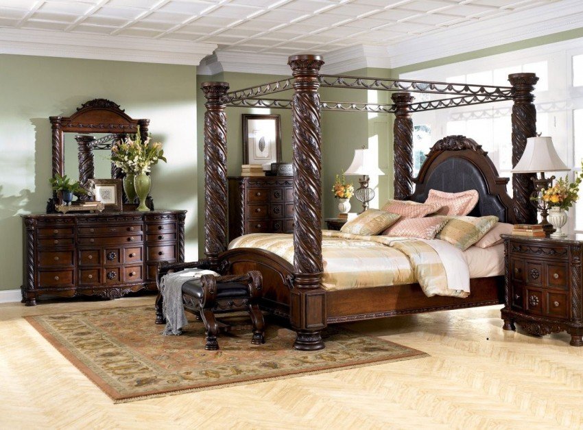 Bedroom Interior, Stylish Canopy Bedroom Sets : King Canopy Bedroom Sets