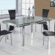 Dining Room Interior, Glass Dinette Sets for Classy Styles : Country Glass Dinette Sets