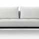 Home Interior, White Fabric Sofa: One Way to Light Up your Living Room: Loveseat White Fabric Sofa