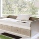 Bedroom Interior, Modern Day Beds for Modern People : White Modern Day Beds