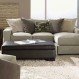Home Interior, Custom Sectionals – How to Improve Family Room Space : Dark Gray White Custom Sectionals