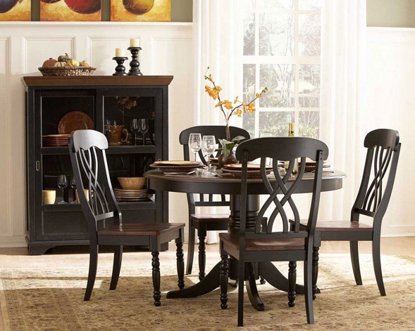 Dining Room Interior, How to Choose Round Dinning Sets : Modern Round Dinning Sets