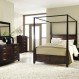 Bedroom Interior, Stylish Canopy Bedroom Sets: Modern Simple Canopy Bedroom Sets