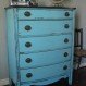 Bedroom Interior, Blue Dressers: Attractive Dressers for Blue Lovers : Awesome Blue Dressers