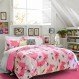 Bedroom Interior, The Characteristic of Teen Bed Sets: Pink Floral Teen Bed Sets