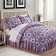 Bedroom Interior, The Characteristic of Teen Bed Sets: Purple Floral Teen Bed Sets