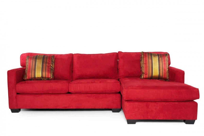 Home Exterior, Select Couches Sectionals for a Family Room: Red Couches Sectionals