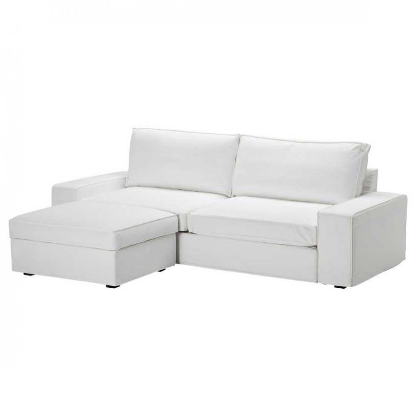 Home Interior, White Fabric Sofa: One Way to Light Up your Living Room : Sleeper White Fabric Sofa