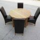 Dining Room Interior, Round Dinner Table to Harmonize your Room: Small Modern Round Dinner Table