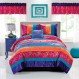 Bedroom Interior, The Characteristic of Teen Bed Sets: Stripes Patterned Teen Bed Sets