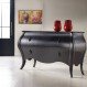 Home Interior, Black Bombe Chest: Where are You Going to Put it? : Beautiful Black Bombe Chest