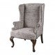 Home Interior, Keep Your Body Warmth through Winged Chair : Beautiful Winged Chair