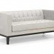 Home Interior, White Fabric Sofa: One Way to Light Up your Living Room : Sleeper White Fabric Sofa