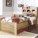 Bedroom Interior, Functional Bookcase Headboards : High Style Bookcase Headboards