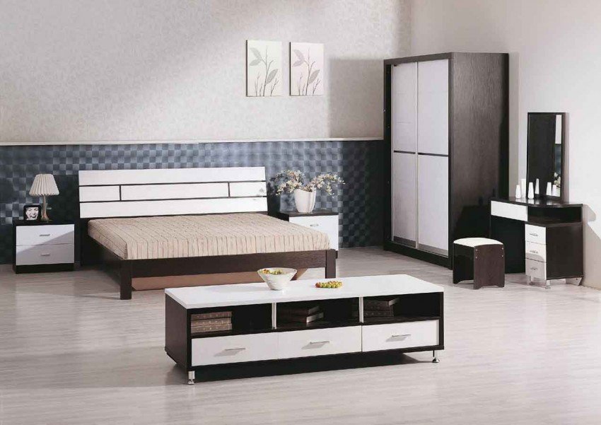 Bedroom Interior, Creating Unique Bedroom Sets : White Brown Unique Bedroom Sets
