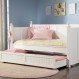 Bedroom Interior, Daybeds for Kids: It’s the Functional Furniture: White Daybeds For Kids With Additional Mattress