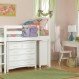 Bedroom Interior, How to Choose Desk for Kids? : Glass Simple Desk For Kids