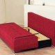 Living Room Interior, Bright Red Sleeper Sofa for Your Living Room: Amazing Red Sleeper Sofa