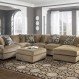 Living Room Interior, Oversized Sofas: The Best Sofa for Wide Sized Living Room : Grey Oversized  Sofas
