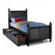 Bedroom Interior, Kids Twin Beds: An Alternative Bed Furniture: Black Kids Twin Beds