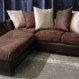 Living Room Interior, Sofas with Chaise: Seats with Multipurpose: Brown Sofas With Chaise