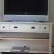 Living Room Interior, Harmonize your Media Room through White TV Console: Cheap White TV Console