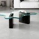 Home Interior, Undeniable Beauty of Glass Sofa Tables: Contemporary Glass Sofa Tables