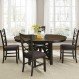 Dining Room Interior, Oval Dining Tables: The Other Options for Your Dining Room: Dark Oval Dining Tables
