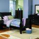 Bedroom Interior, Twin Bedroom Sets for Your Beloved Kids: Elegant Black Twin Bedroom Sets