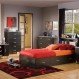 Bedroom Interior, Twin Bedroom Sets for Your Beloved Kids : Black Elegant Twin Bedroom Sets