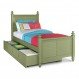 Bedroom Interior, Kids Twin Beds: An Alternative Bed Furniture: Green Kids Twin Beds