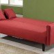 Living Room Interior, Bright Red Sleeper Sofa for Your Living Room: Long Red Sleeper Sofa