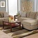 Living Room Interior, Sofas with Chaise: Seats with Multipurpose: Microfiber Sofas With Chaise