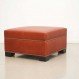 Living Room Interior, Small Things Called Square Ottomans : Tufted Square Ottomans