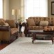 Living Room Interior, Stylish Fabric Couches for Making your Living Room More Attractive : Printed Fabric Couches