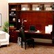Home Interior, Awesome Desk Wall Unit to Have : Soft Color Modern Desk Wall Unit For Bedroom